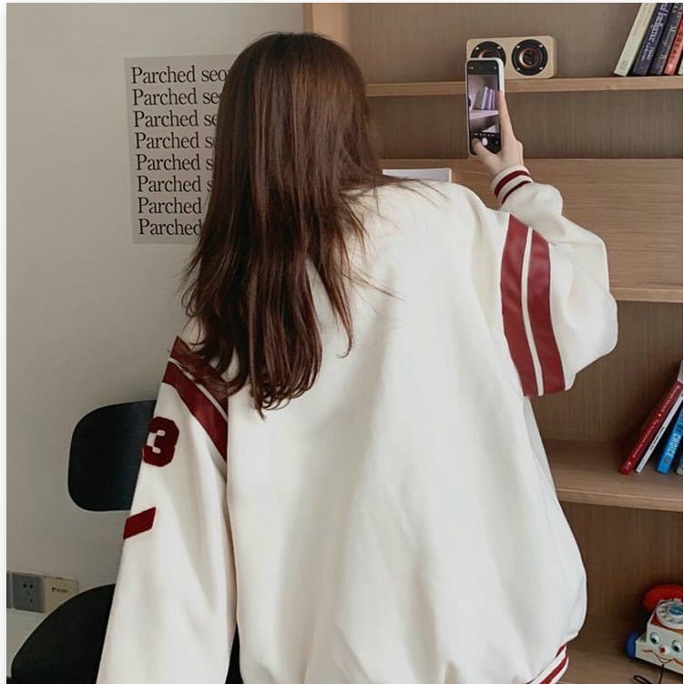 ÁO KHOÁC HOODIE NƯ IB PHONG CÁCH BÓNG CHÀY THỜI TRANG XINH XINH