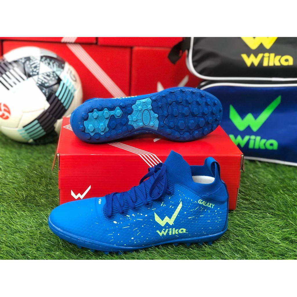 Giày đá banh bóng đá cổ cao Wika Galaxy chính hãng sân cỏ nhân tạo người lớn full box