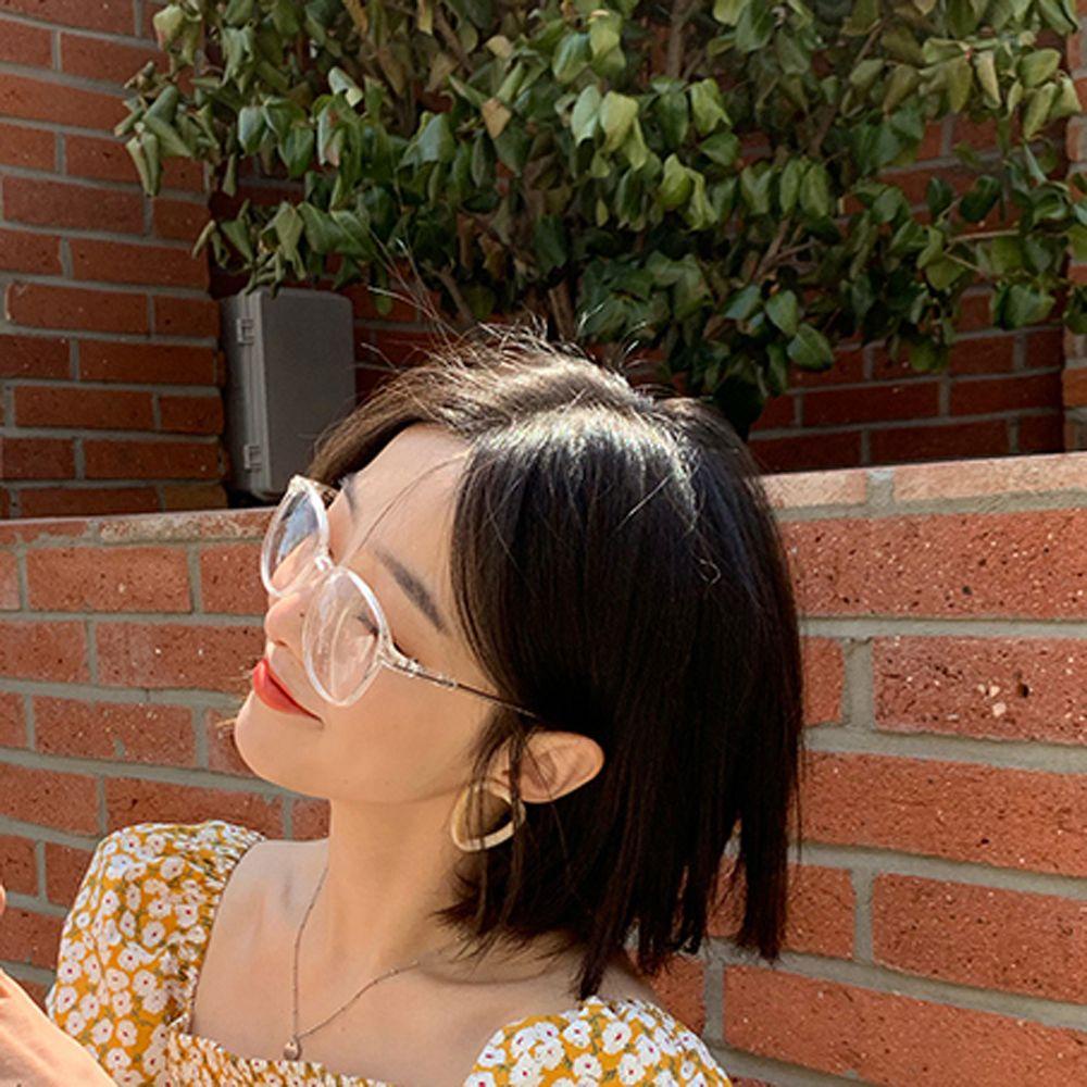 Kính Chống Ánh Sáng Xanh Hình Vuông Thời Trang Hàn Quốc