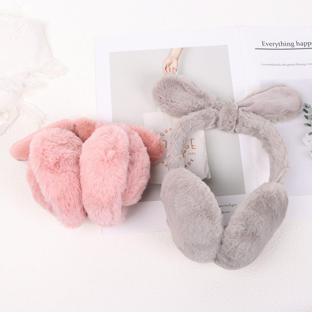 Bông Chụp Tai Giữ Ấm Màu Sắc Xinh Xắn Dành Cho Nữ