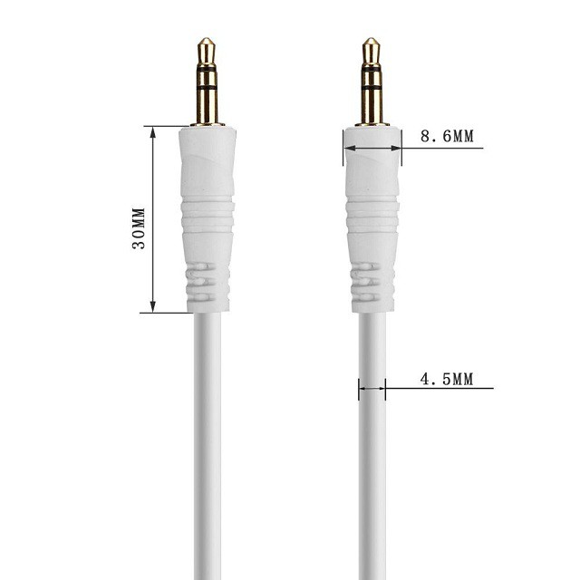 Dây cắm loa 2 đầu 3 ly cao cấp 1.8M - Điện Việt