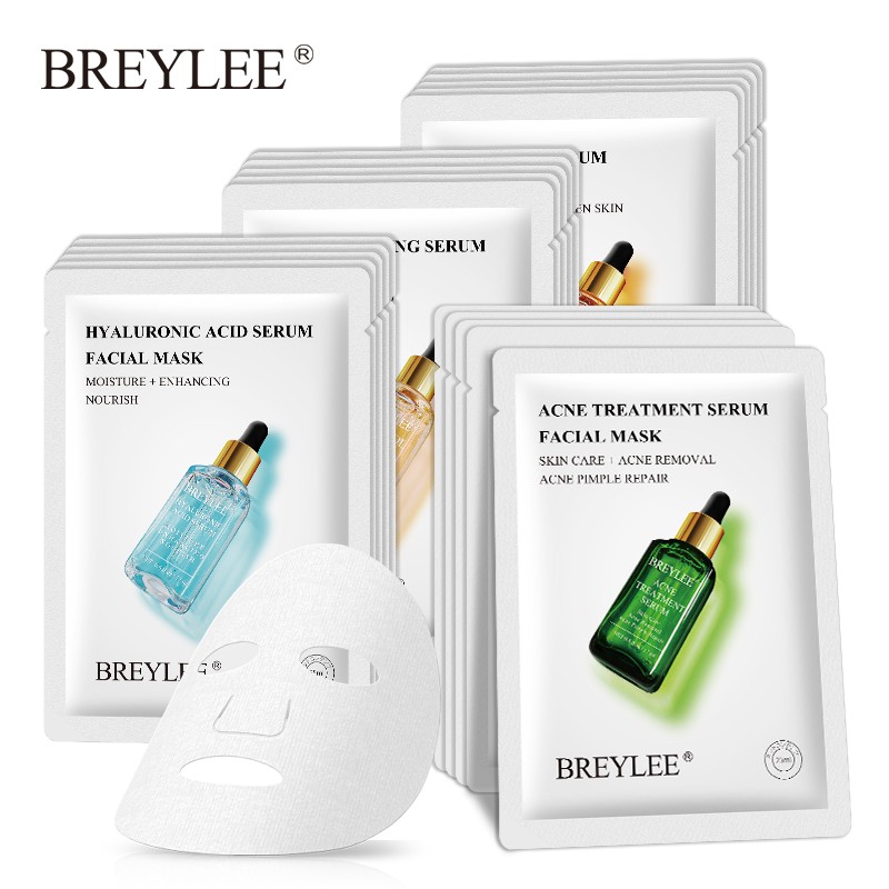 Bộ 3 Mặt Nạ BREYLEE Dưỡng Ẩm Làm Trắng Chống Tàn Nhan Cho Da