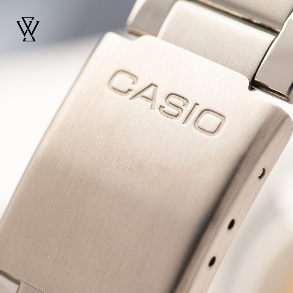 Đồng Hồ Quartz Nam Casio WATCHSTORE MTP-VT01D-7BUDF Thiết Kế Kính Khoáng 40mm, Dây Kim Loại, Vỏ Thép Không Gỉ