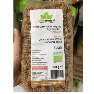 Nui xoắn nguyên cám hữu cơ 500gr