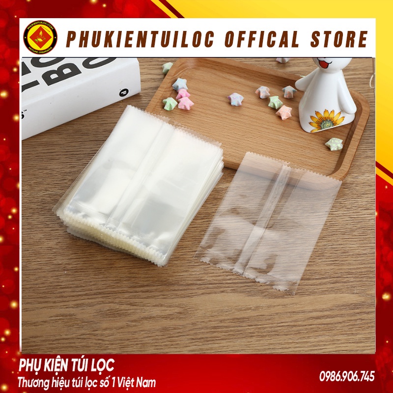 Set 100 Túi đựng bánh cookie/ bánh quy/ trà hoa nhiều kích thước- Phukientuiloc.com