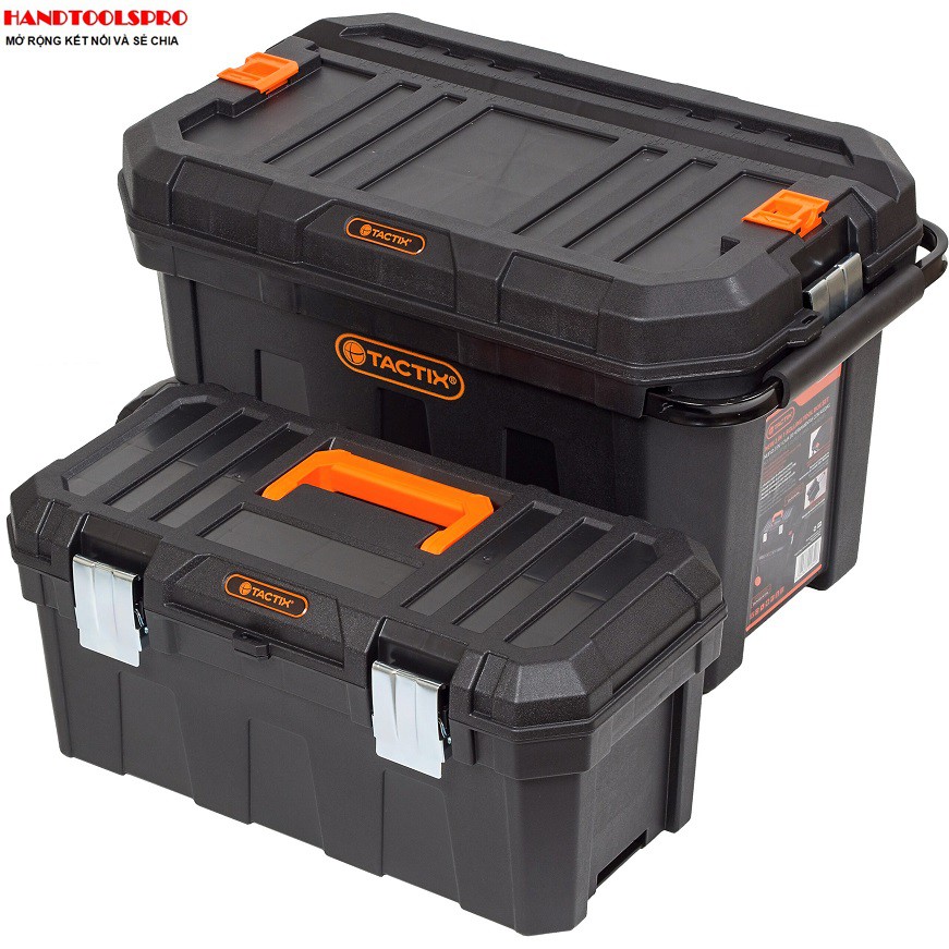 Hộp đựng dụng cụ bánh xe tay kéo 2in1 TACTIX 320310 61 x 37 x 37 cm