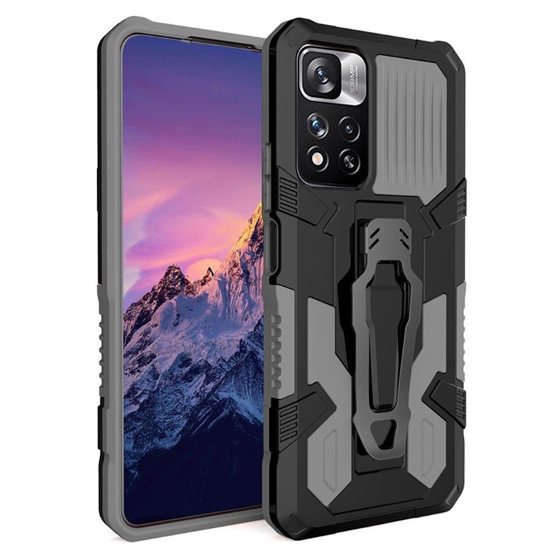 Ốp Điện Thoại Chống Sốc Có Kẹp Dành Cho Xiaomi 11T Pro Redmi Note 11s 10s Pro Max Poco M3 X4 M4 Pro