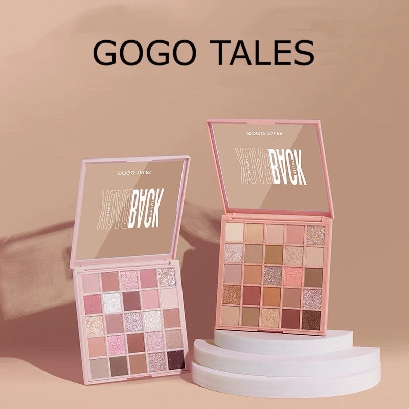 Bảng phấn mắt 25 màu GOGO TALES Crystal Color Charming Eyes 29.5g