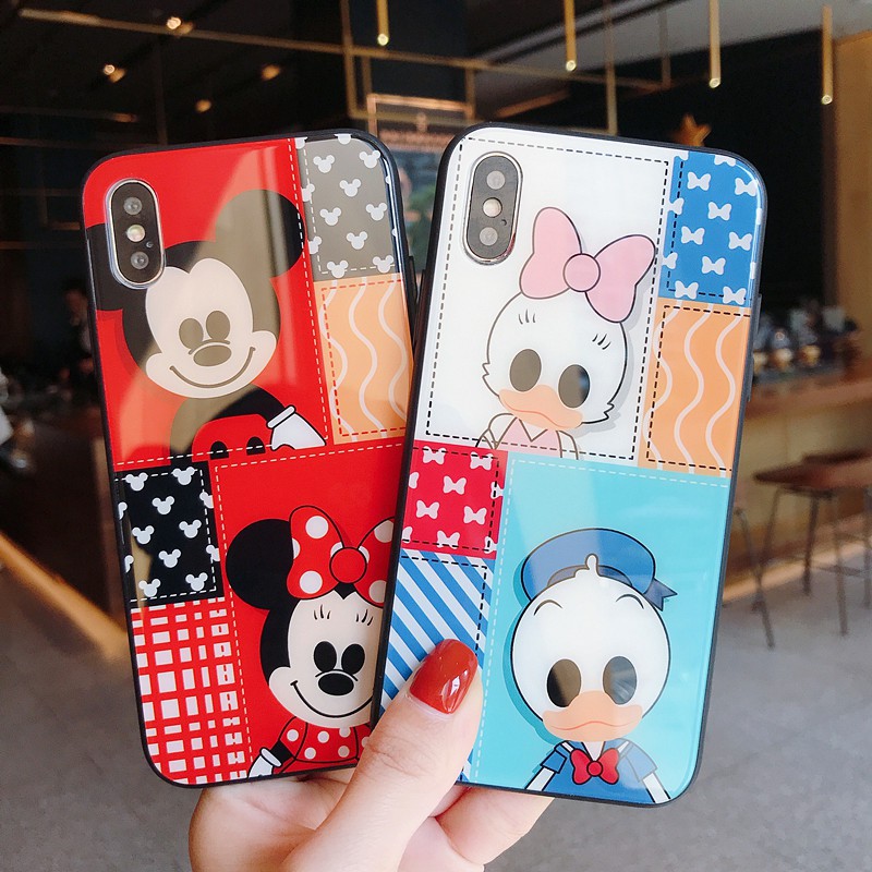 Ốp lưng iphone kính Hoạt hình dành cho ip 6/6plus/6s/6s plus/6/7/7plus/8/8plus/x/xs/xs max/11/11 pro/11 promax - k144