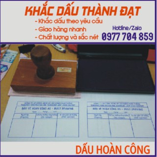 Dấu Bản Vẽ Hoàn Công