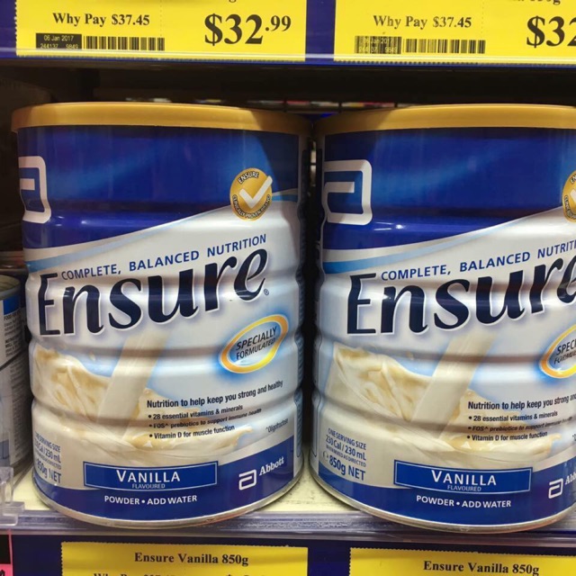 Sữa ensure Úc