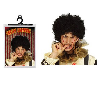 Tóc giả chú hề màu đen Halloween Uncle Bills UH00571