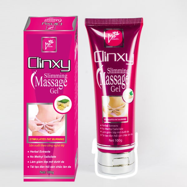 Gel xóa tan mỡ bụng Clinxy Slimming massage gel (100g)