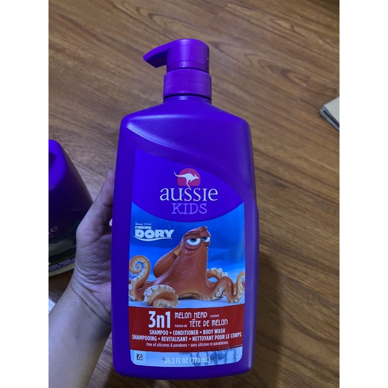 Dầu gội + xả + tắm dành cho trẻ em 3 in 1- Aussie Kids