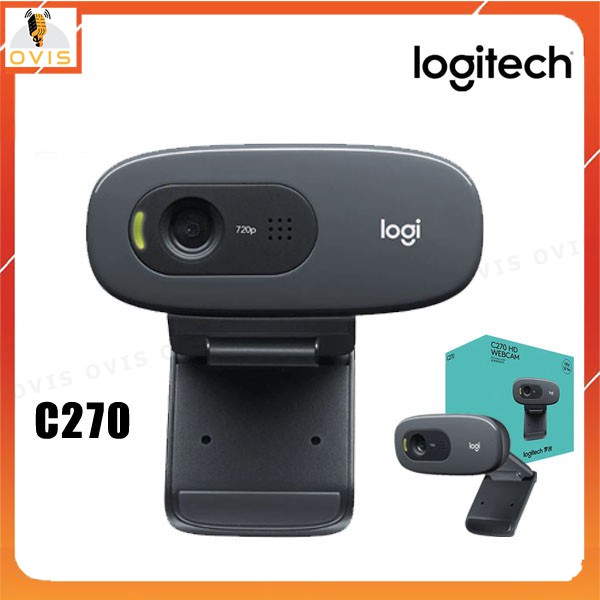 [BH 24 THÁNG] Webcam Máy Tính Logitech C270 Video Trực Tuyến 720P, Tích Hợp Chống Ồn