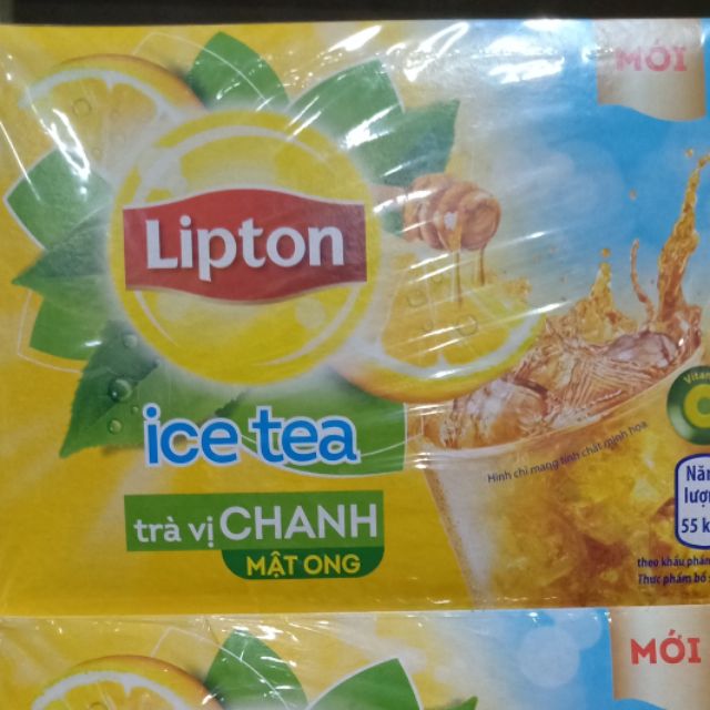 Trà chanh , đào , xoài Lipton Ice tea. 224g ( 16 gói x 14 g)