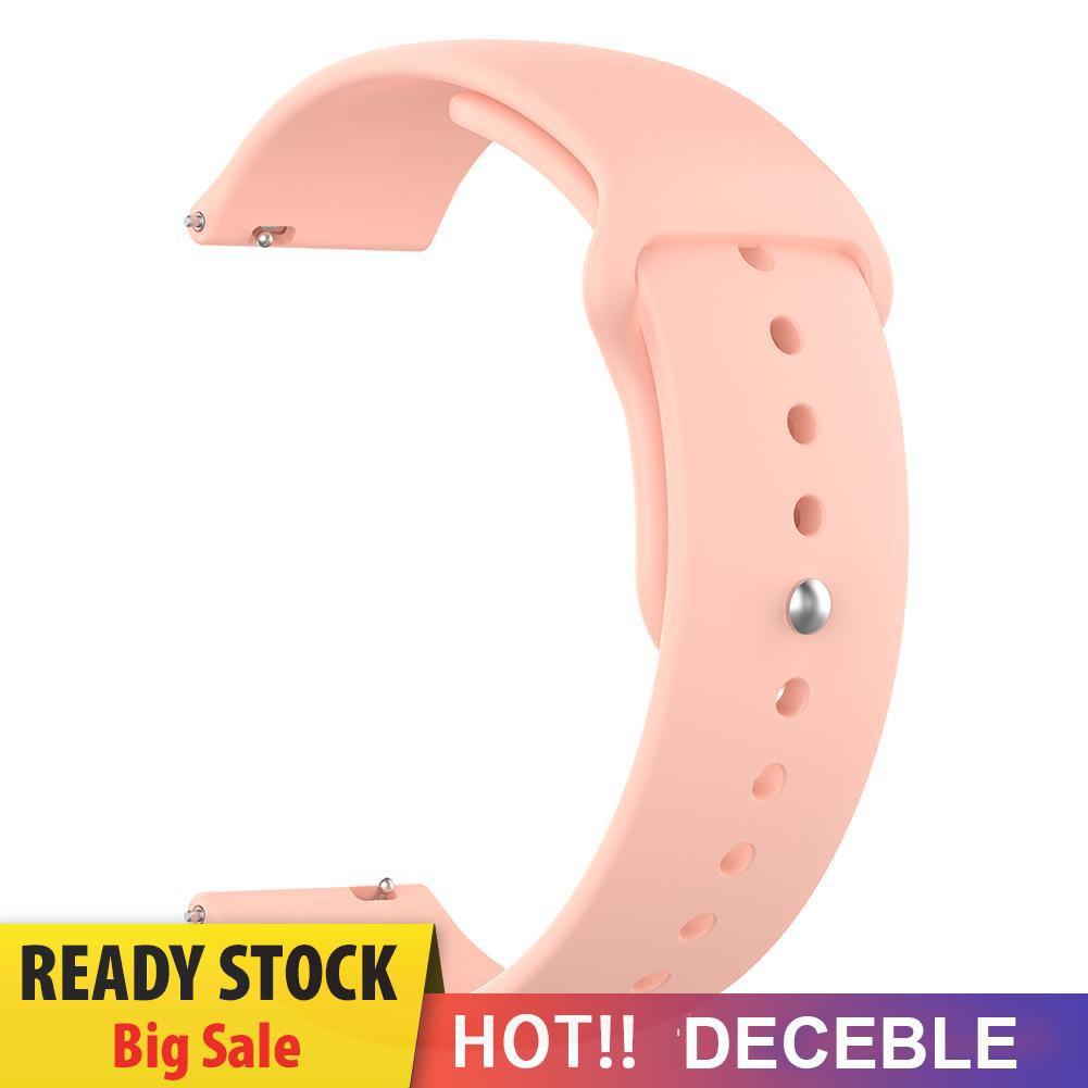 Deceble Wrist Strap 20mm Silicone Watch Band for Samsung Galaxy Watch Active 2