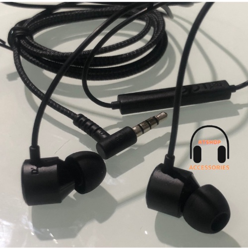 Tai Nghe Zin Theo Máy Jack 3.5 L G V 50 Chất Liệu Dây Dù Tích Hợp Mic Bass Cực Hay