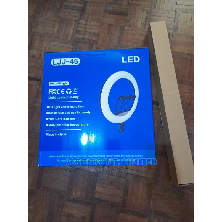 Đèn led ring L45Cm hỗ trợ ánh sáng livestream , makeup , chụp hình , unbox sản phẩm