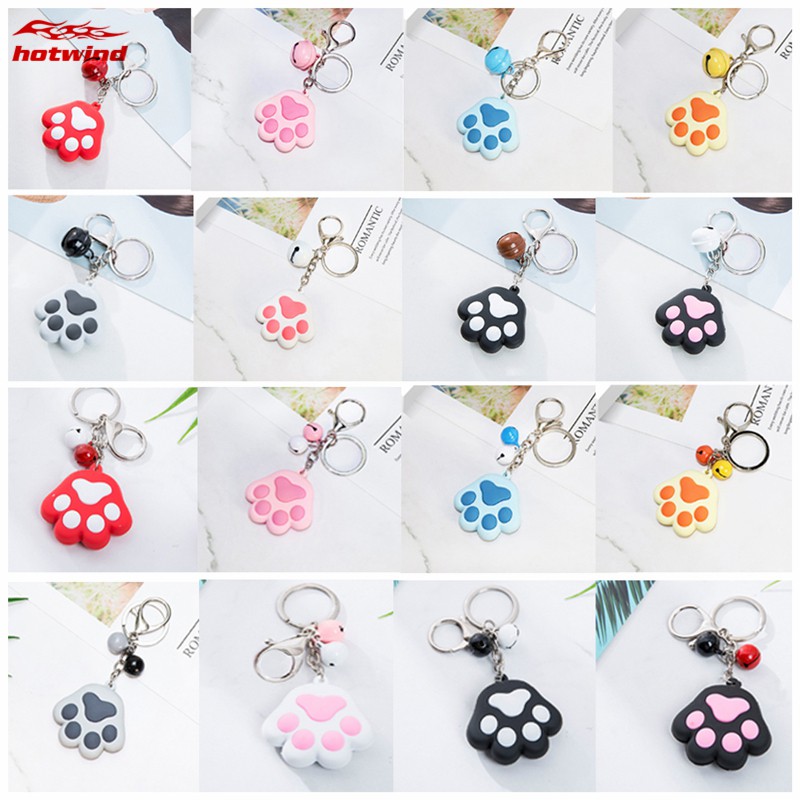 Móc Khóa Hình Bàn Chân Mèo Dễ Thương Đáng Yêu