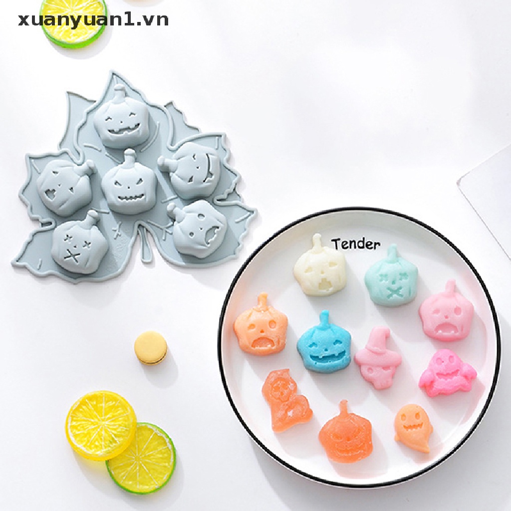 Khuôn Silicon Làm Bánh Phong Cách Halloween Độc Đáo