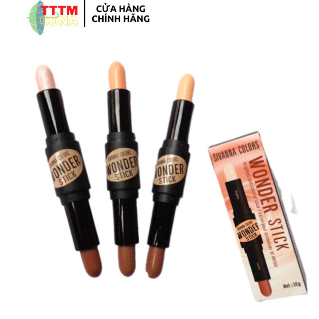 [Hàng Thái] Thanh Kem Tạo Khối Và Che Khuyết Điểm Hai Đầu Sivanna Colors Hàng Thái Lan | BigBuy360 - bigbuy360.vn