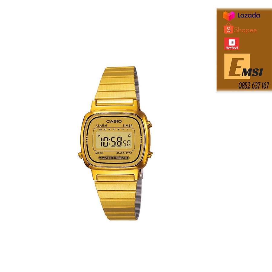 Đồng hồ Casio Nữ Vintage LA670WGA-9DF