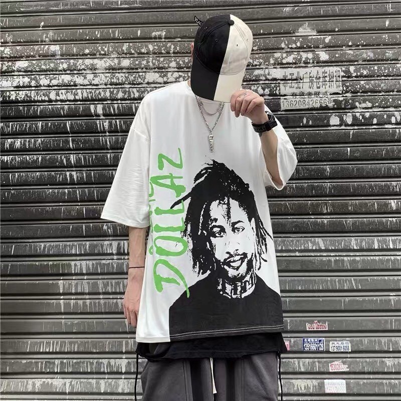 &lt; FREESHIP &gt; Áo thun nam in hình người vải thun cotton mềm mịn siêu hot