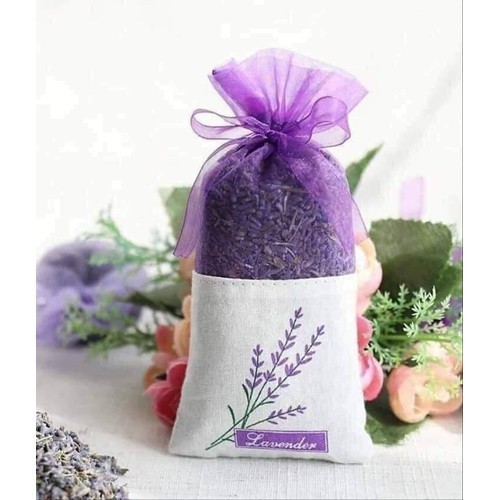 Túi Thơm Nụ Hoa Lavender Khô - Hàng Nhập Khẩu 30gr - Quà Tặng Hoa Khô HuHa