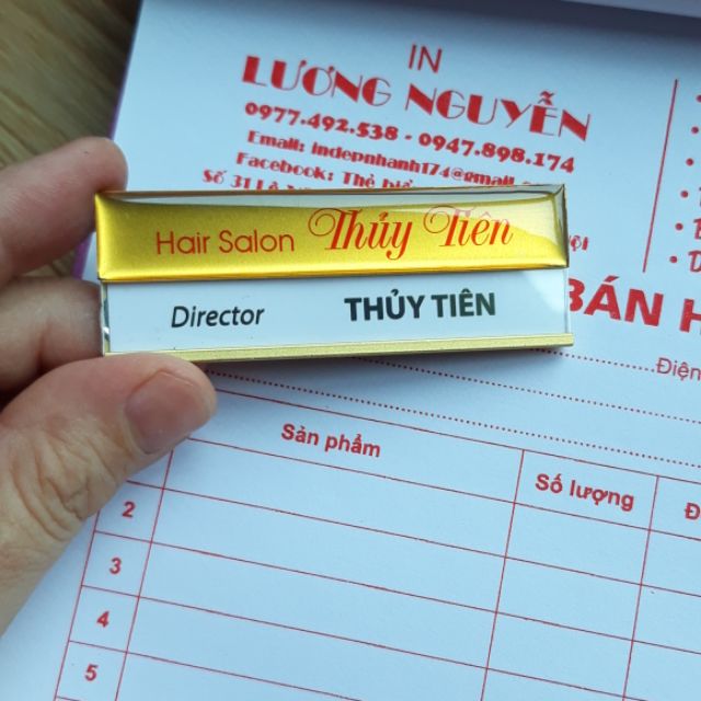 THẺ THAY TÊN SPA, SALON TÓC, FITNESS, SHOP