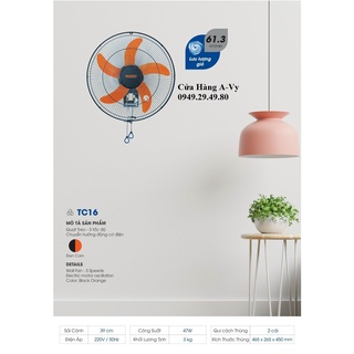 Quạt treo tường Senko TC16