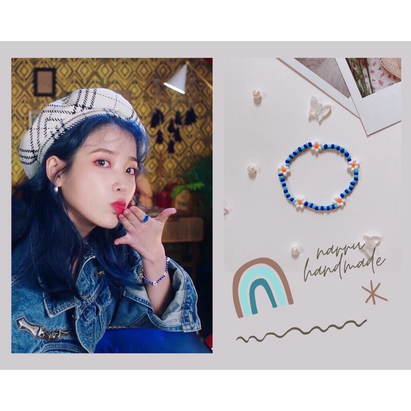 Vòng tay handmade hoa cúc IU 💕
