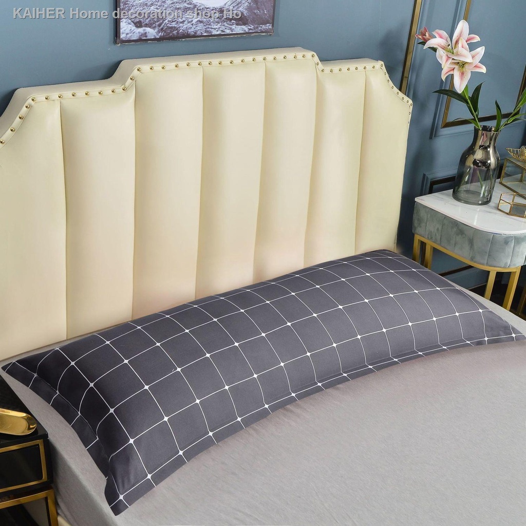 Vỏ gối đôi dài 1m 1.2m/1.5m/1.8m kiểu dáng dễ thương cho cặp đôi