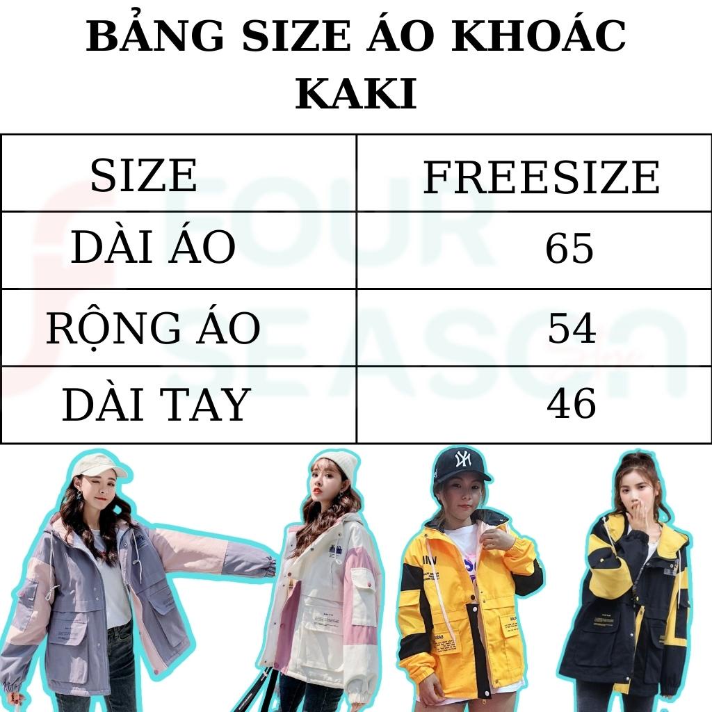 Áo khoác kaki unisex form rộng WIND AKK03 4S có mũ chống nắng street style cao cấp