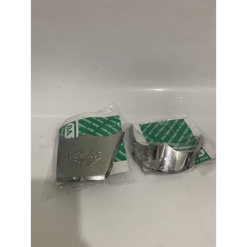 Ốp Dè Trước Sau Vision 2021-2022-2023-2024 Inox