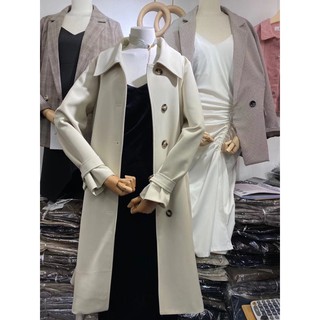 áo coat dài cổ bẻ