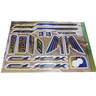 BỘ DECAL TEM XE CLICK NỔI