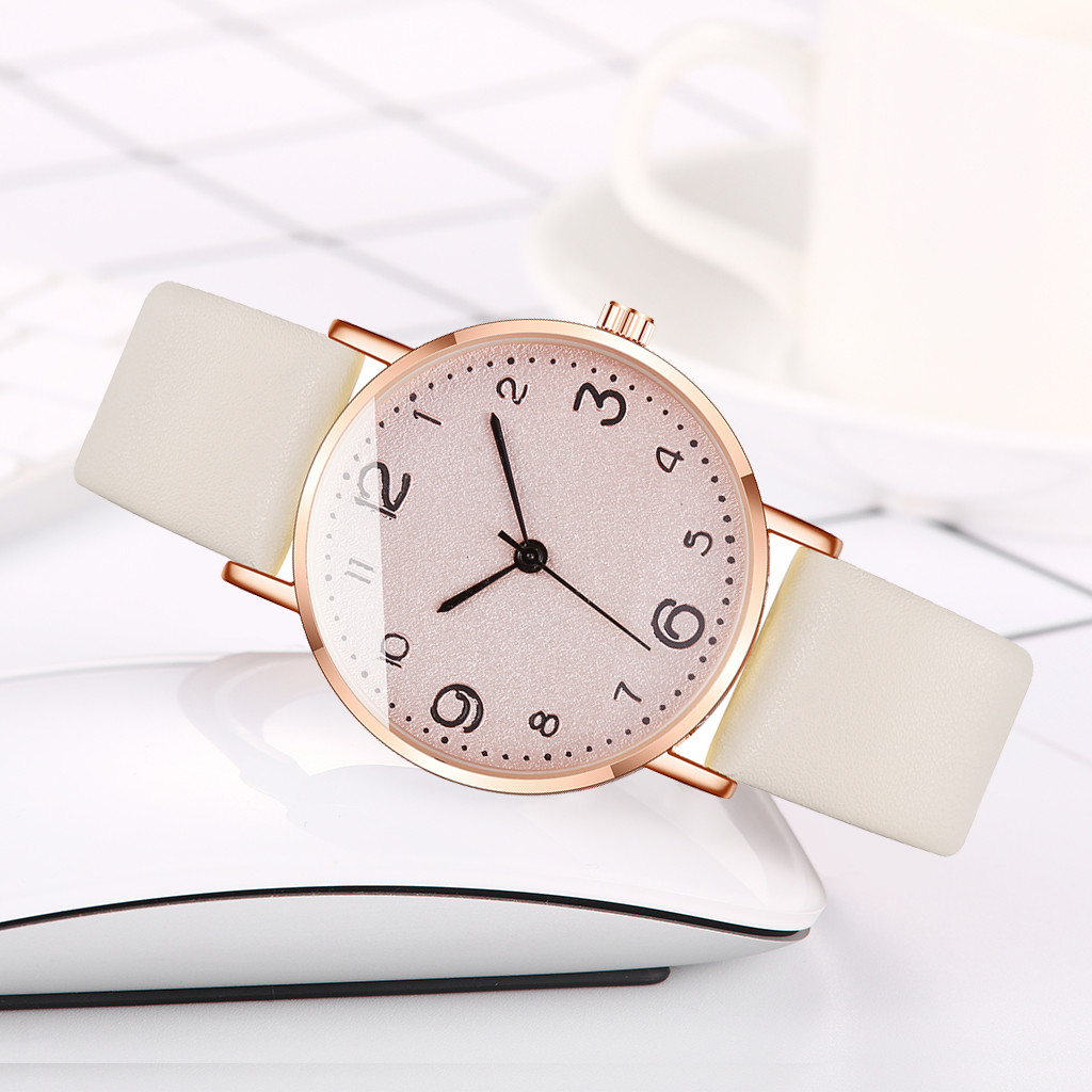 vansvar Women's Casual Quartz Leather Band Newv Strap Watch Analog Wrist Watch