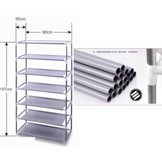[ Giá Quá Sốc ] Tủ giày 7 tầng 6 ngăn cao cấp (A1000)