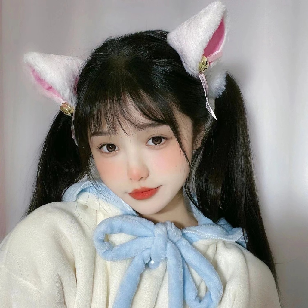 Kẹp Tóc Hình Tai Thỏ Hoạt Hình 3D Phong Cách Hàn Quốc Dễ Thương Dành Cho Bé Gái