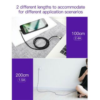 Cáp sạc nhanh  siêu bền Baseus Sharp Bird Lightning cho iPhone/ iPad (Metal MVP Elbow Mobile Game Cable)