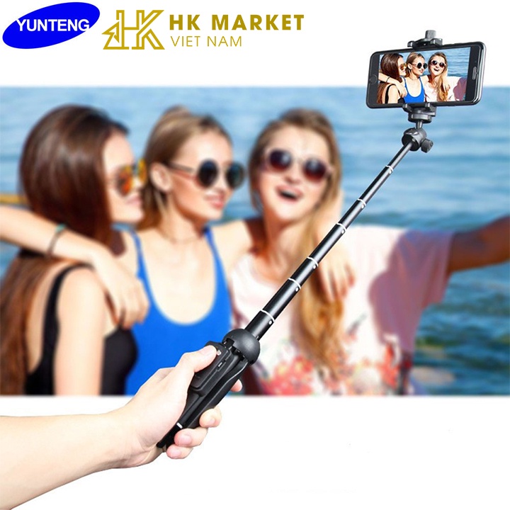 Gậy Tự Sướng Kiêm Tripod Đa Năng Yunteng YT-9928 Có Remote Bluetooth - Gậy Chụp Hình Kiêm Tripod Chắc Chắn
