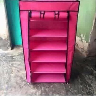 Tủ giày vải 7 tầng 6 ngăn chắc chắn, bền đẹp