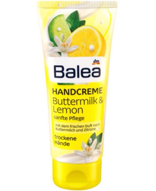 Kem dưỡng tay Balea Handcreme Buttermilk & Lemon