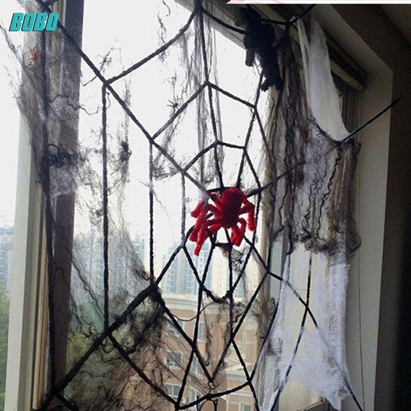 Mạng nhện nhân tạo phụ kiện trang trí Halloween