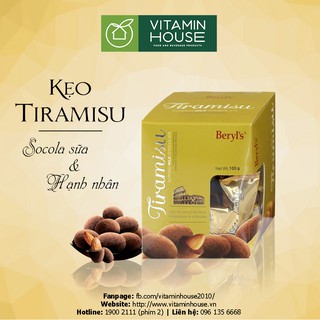 [VITAMIN HOUSE] Kẹo hạnh nhân tiramisu 100g cam