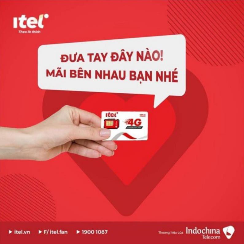 Sim 4G - 120GB/tháng - Chọn số đẹp B2 - 50k - Vinaphone & Itelecom free gọi vina & itel