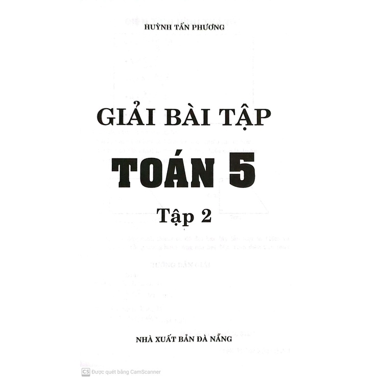 Sách-Giải Bài Tập Toán Lớp 5
