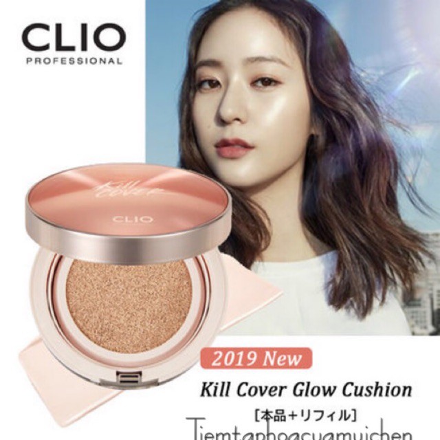 (Có Kèm Lõi Thay thế) Phấn Nước Hàn Quốc Clio Kill Cover Glow Cushion 2 lõi | BigBuy360 - bigbuy360.vn