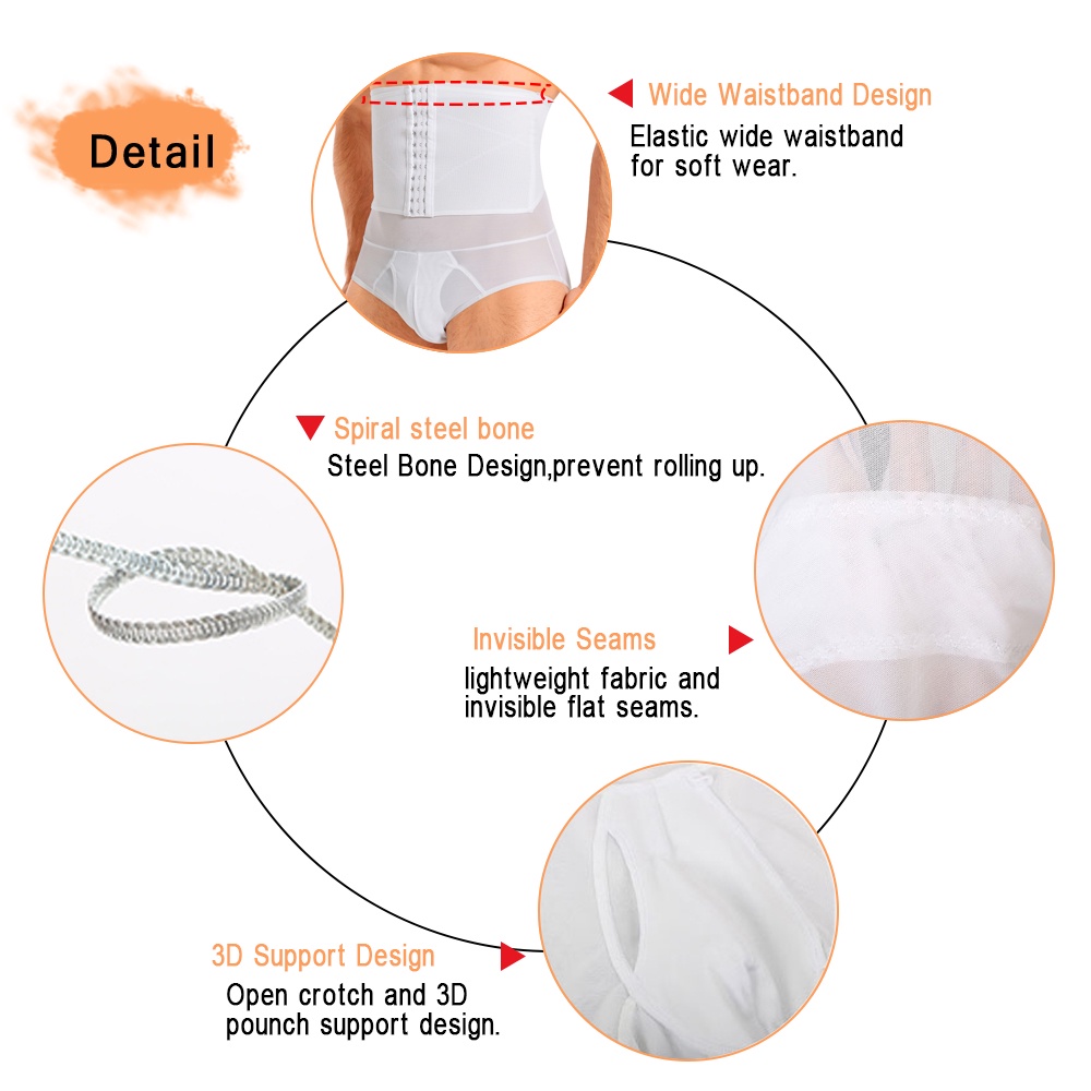 Quần Lót Lưng Cao Định Hình Eo Cho Nam
